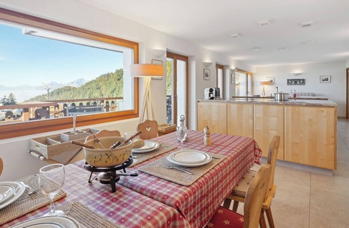 Randogne Apartment | Les Aiguilles Vertes Rez inférieur by Interhome