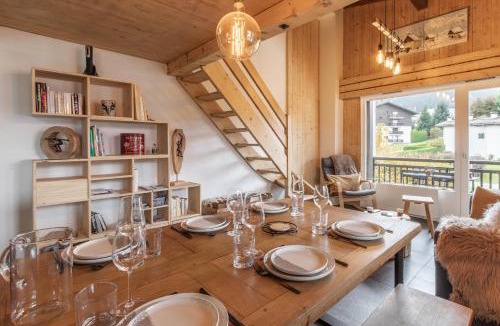 Sallanches Apartment | Les Chaumes - T3 moderne piscine