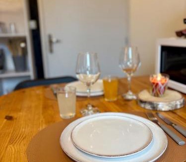 Montaubert - Rille - Saint-Sulpice Apartment | Les Escales le Nid Central, Studio Cosy