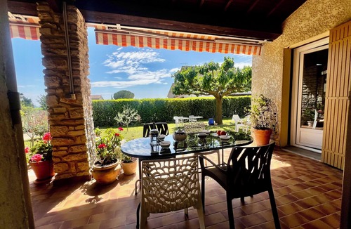 Saint-Marcel-d'Aredeche House | Les fresques de saint marcel - Quiet villa in Ardèche