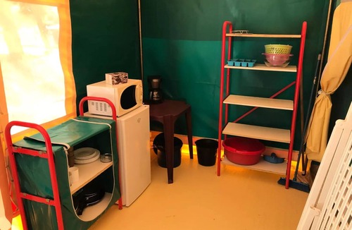 Pont d'Herault House | Les Gorges de l'Hérault campsite* - 3 room canvas bungalow for 4 people Without Toilet blocks