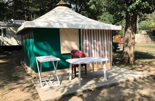 Pont d'Herault House | Les Gorges de l'Hérault campsite* - 3 room canvas bungalow for 4 people Without Toilet blocks