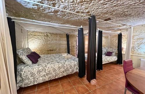 Nazelles-Negron Apartment | Les Hauts de Nazelles - Troglodyte + Parking