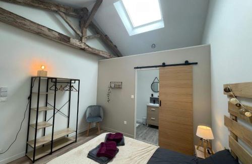 Avanton Bed & Breakfast | Les Iris - Chambre Chêne - petit déjeuner