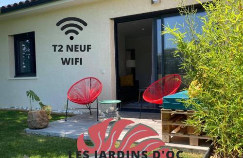 Soual Apartment | Les Jardins d'Oc - Wifi, Terrasse et Jardinet - Appart T2 neuf