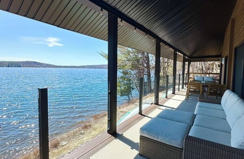 Lac-Sergent Ski Chalet | Les pieds dans l'eau (lake&spa)