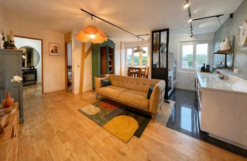 Reims Apartment | Les Rives Rémoises 2-bedroom apartment, view of park and river, near center 1.2 km