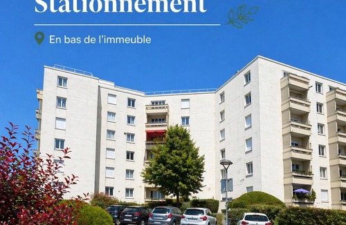Reims Apartment | Les Rives Rémoises 2-bedroom apartment, view of park and river, near center 1.2 km