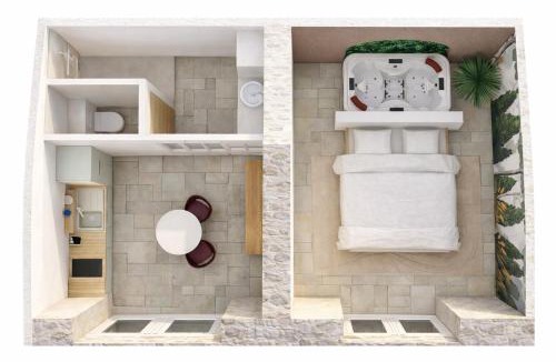 Clisson Apartment | Les Suites - Balnéo, centrales et élégantes