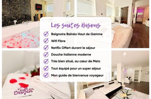 Metz-Centre – Ancienne Ville Apartment | Les Suites Bisous Metz - Jacuzzi & Private Sauna