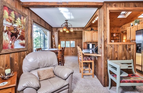 St Germain House | Level lakefront property with spacious cabin, private dock, and fire pit!