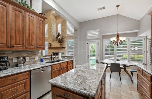 Lewisville House | Lewisville Luxe Oasis | Pool, BBQ, Theater Room