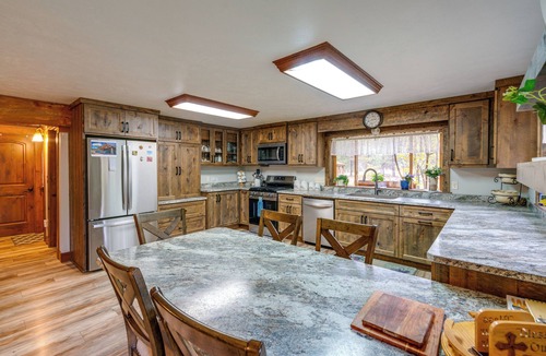 Libby House | Libby Home w/Mountain Views: Gazebo & Fire Pit!