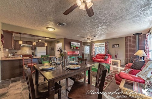 Ruidoso Cabin | License to Chill | Chill Mode Activated: Hot Tub, Pool Table & Cozy Fireplace