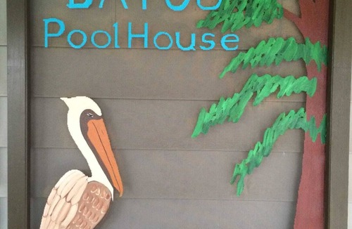 Iberia Parish House | Life is better poolside at The Bayou Pool House