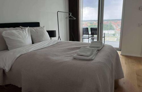 Aarhus C Apartment | Lighthouse på Ø - Panoramaudsigt