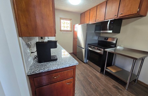 Wichita House | Lights on Watson II in awesome Wichita with cool AC and comfort for work/leisure