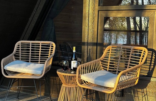 Afton Cabin | LIKE NO OTHER, SECLUDED couples only Aframe on Grand Lake, Oklahoma. Private.