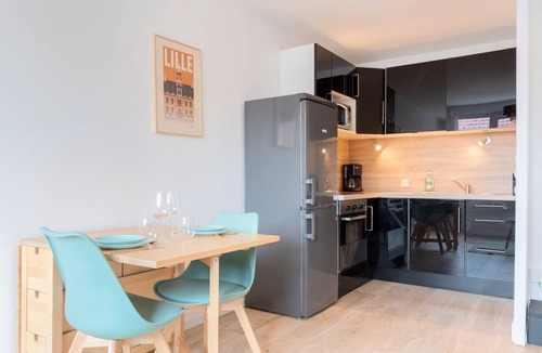 Lille Centre Ville Apartment | Lille, fully-equipped apartment with parking space