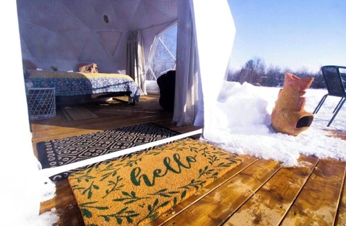 Oxford Station Apartment | Limerick Forest Retreat | Luxury Camping Geodome