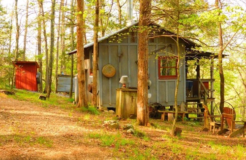 Dixon Cabin | Line Camp Cabin is Secluded in The Woods Near The River.