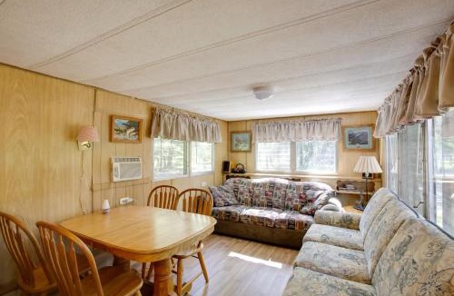 Irons House | Little Manistee Riverfront Cabin w/Fire Pit!