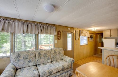 Irons House | Little Manistee Riverfront Cabin w/Fire Pit!