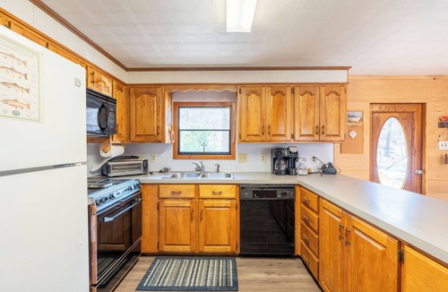 Wilburn House | Little Red Draggin Fly~ River House with Dock