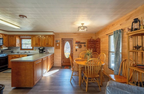 Wilburn House | Little Red Draggin Fly~ River House with Dock