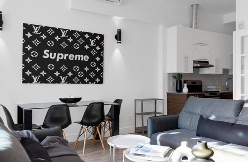 Downtown Montreal Apartment | LiV MTL | Downtown 1BR + Fireplace F1 Grand Prix