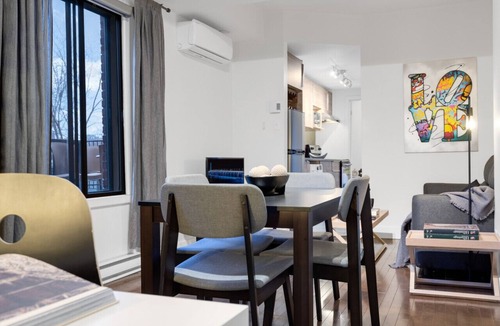 Plateau Mont Royal Apartment | LiV MTL Modern 1BR Suite + Rooftop F1 Grand Prix