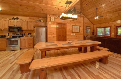 Cosby Cabin | Live, Laugh, Love Pool Lodge: Indoor Pool, Theater