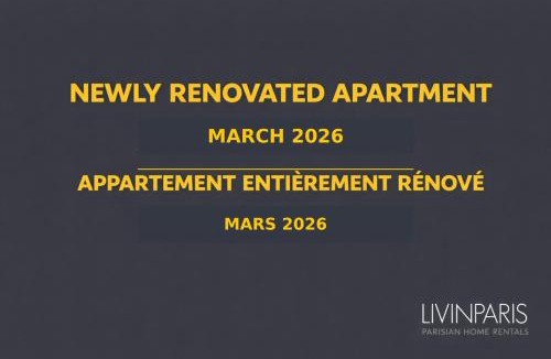 Arts-et-Metiers Apartment | LivinParis - Luxury AC 4 Bedrooms Le Marais I