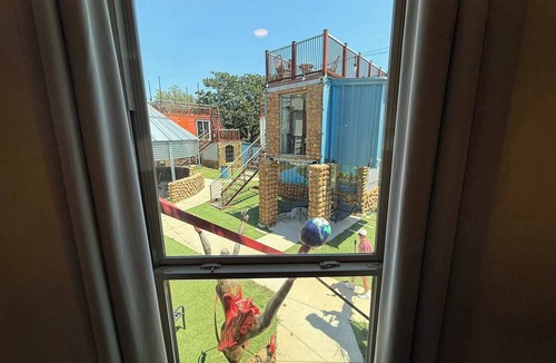 Medicine Park Apartment | LM Wildlife Rooftop house-hiking-Slps 4 w/queen bed