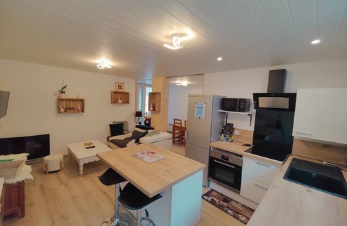 Le Lauzet-Ubaye Apartment | Location T2 Le Roselin Rez de Chaussée