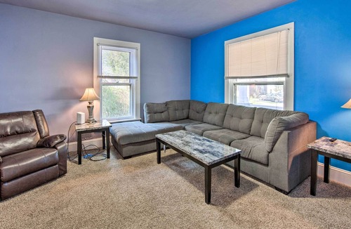 Farrandsville House | Lock Haven Home w/ Fire Pit - Walk to Main St