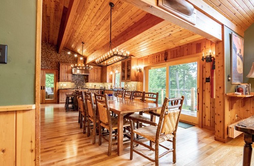 Saranac Lake House | Lockout -Reduced Bedrooms - Four Season, Lakefront, Sandy Beach, Amazing Sunsets