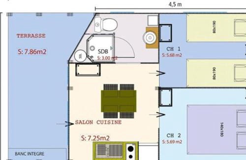Camon Other | Lodge 22m² avec Terrasse - Pour 5 Personnes - API-1-52-1500