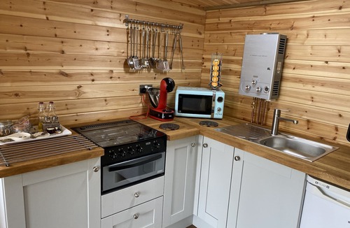 Monmouth Cabin | lodge for two - with Hot Tub