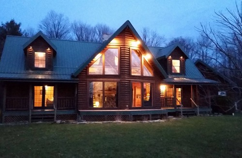 Emlenton House | Lodge on Pine Ridge, with private 50 acres