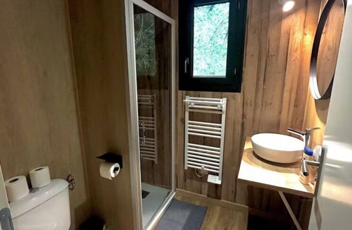 La Ferte-Saint-Aubin Cabin | Lodge - Unusual night in the castle grounds