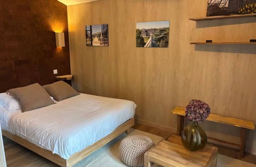 La Ferte-Saint-Aubin Cabin | Lodge - Unusual night in the castle grounds