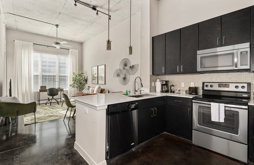 Texas Medical Center Apartment | Lodgeur | Designer loft-style 1BR | Med Center