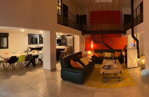 Lacaune House | Loft house 200 m2 14 persons +terrace panoramic mountain view