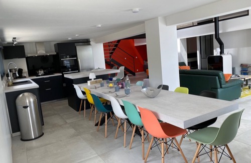 Lacaune House | Loft house 200 m2 14 persons +terrace panoramic mountain view