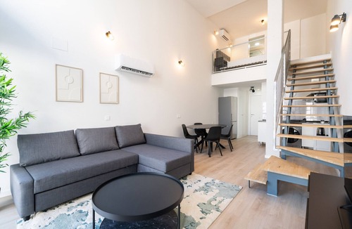 San Andres Apartment | loft industrial con garaje de alquiler temporal