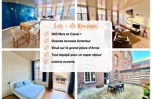 Arras Apartment | Loft T2 avec terrasse sur la Grand Place d'Arras