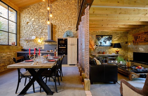 Alzonne House | Loft with spa and private indoor pool unique experience for couples