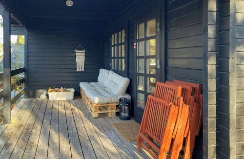 Vibæk Strand House | Log cabin near Nature Trail in Ebeltoft