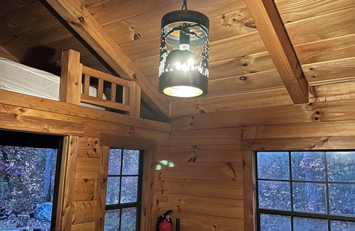 Big Rapids Cabin | Log Cabin Sleeps four